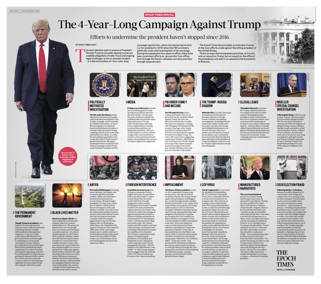 INFOGRAPHIC / 4 YR BATTLE AGAINST TRUMP
