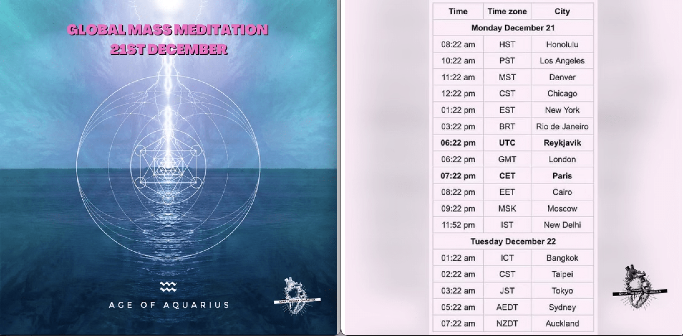 Mass Meditation December 21, 2020