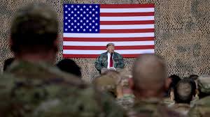 US Military rally around Trump