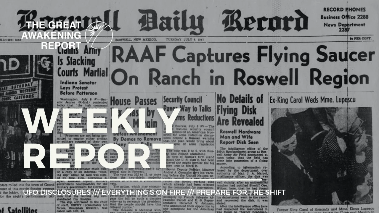 UFO DISCLOSURES – EVERYTHING’S ON FIRE – PREPARE FOR THE SHIFT-1