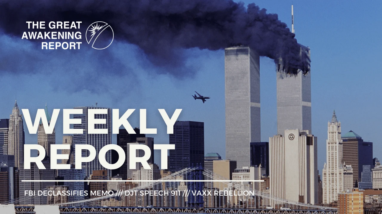 FBI DECLASSIFIES MEMO – DJT SPEECH 911 – VAXX REBELLION FBI DECLASSIFIES MEMO - DJT SPEECH 911 - VAXX REBELLION