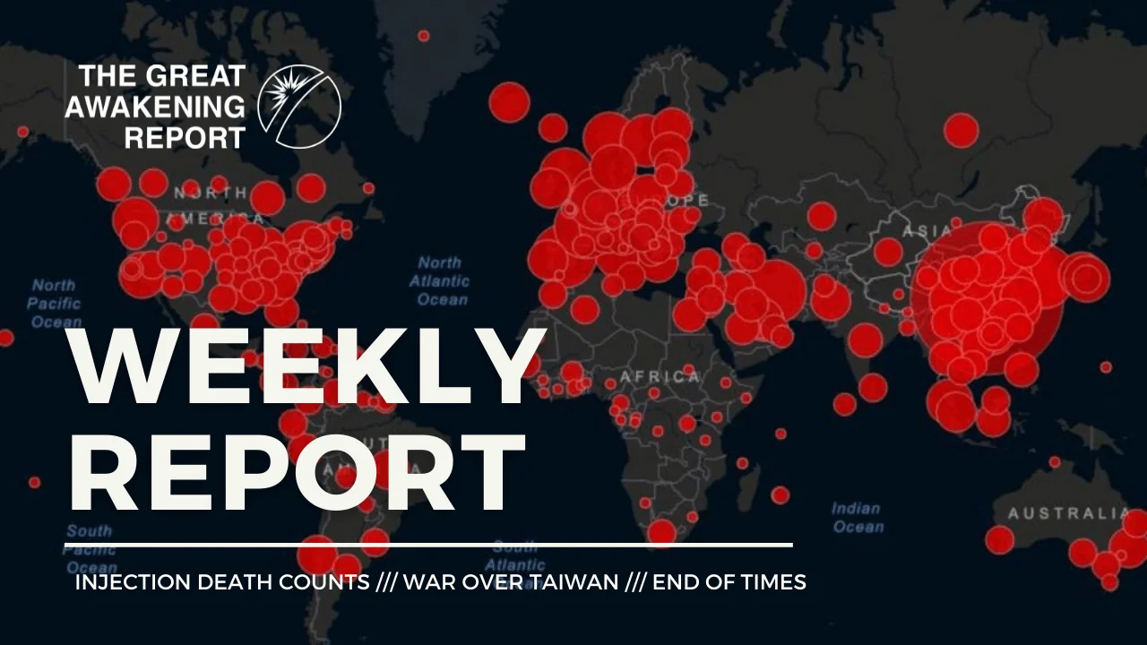 INJECTION DEATH COUNTS - WAR OVER TAIWAN - END OF TIMES