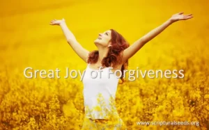 Joy of forgiveness