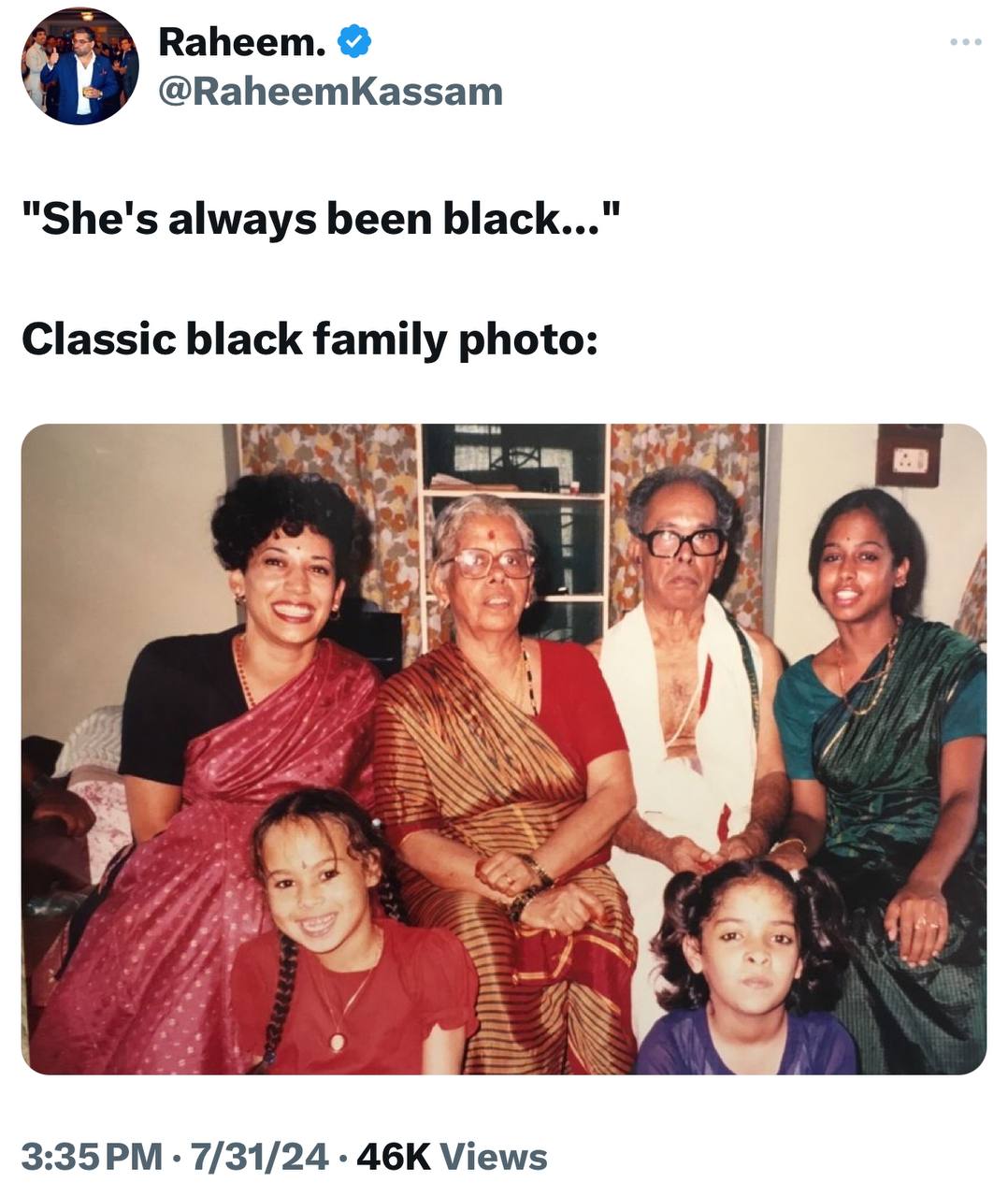 KAMALA FAMILY PHOTO