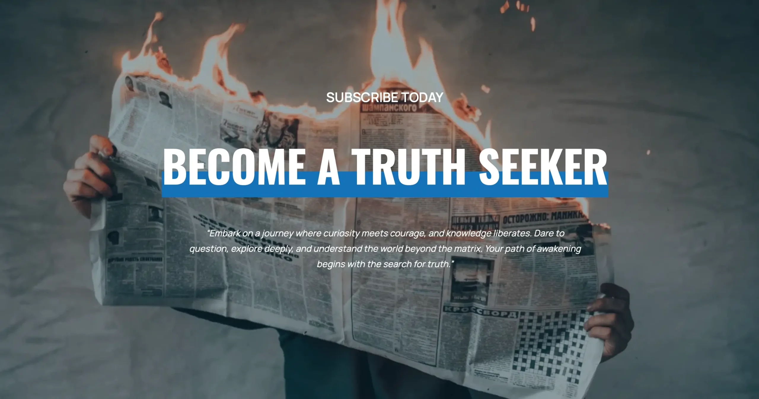 Become A Truth Seeker | Great Awakening Report