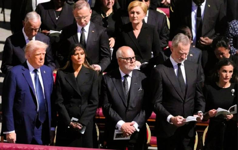 Trump Popes Funeral