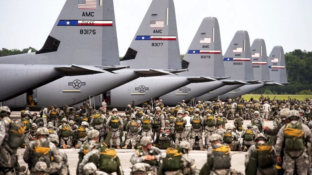 troops land in Middle East