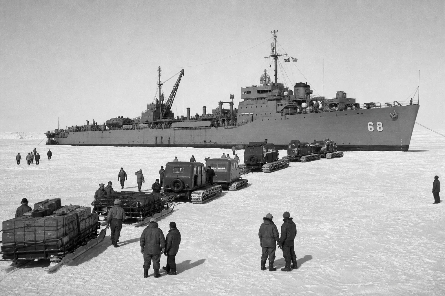 Operation Highjump Admiral Byrd Antarctica